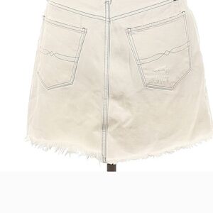 Lucky brand distressed mini jean skirt